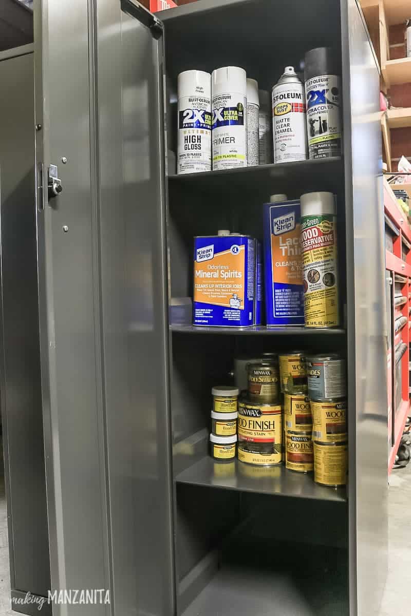 What To Put In A Locking Storage Cabinet To Kidproof Your Garage