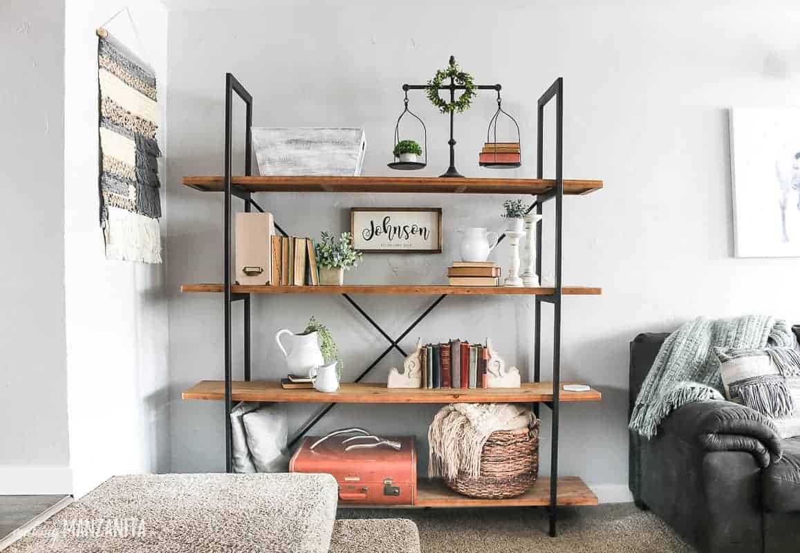 How To Decorate Shelves Making Manzanita