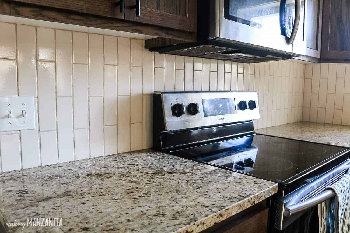 How To Install Subway Tile Backsplash With Video Making Manzanita