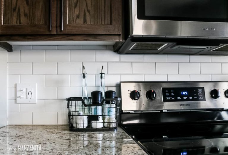 How To Tile A Backsplash with Subway Tile