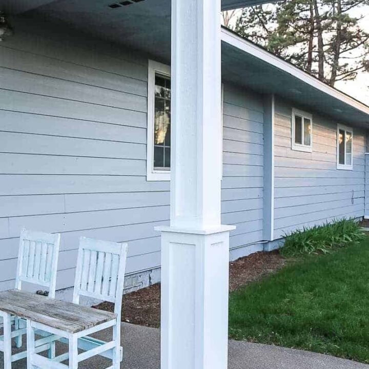 How To Update Your Skinny Porch Posts For Added Curb Appeal