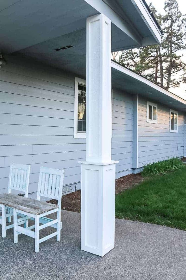How To Update Your Skinny Porch Posts For Added Curb Appeal