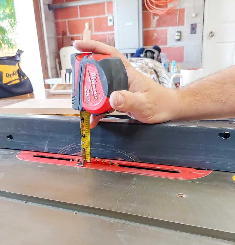 what to do with leftover tiles, Measuring the side of the diy tray