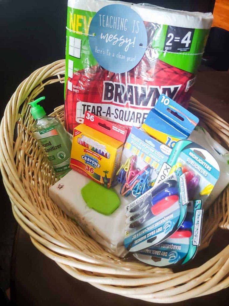 Back To School Teacher Gift Basket (with Free Printable)