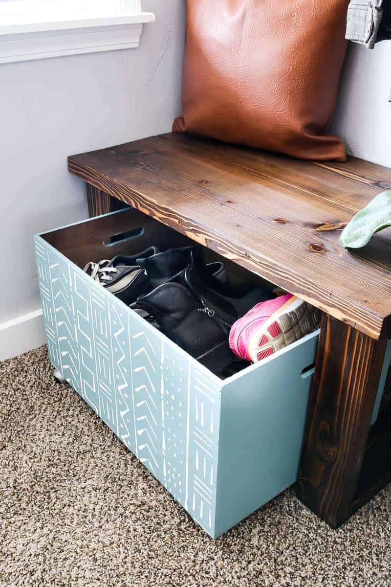 15 Genius Small Entryway Shoe Storage Ideas - Making Manzanita