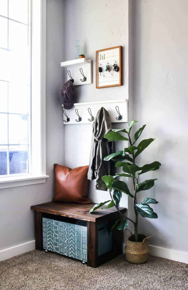 Small Space DIY: A Perfect Shoe Rack for a Narrow Entryway