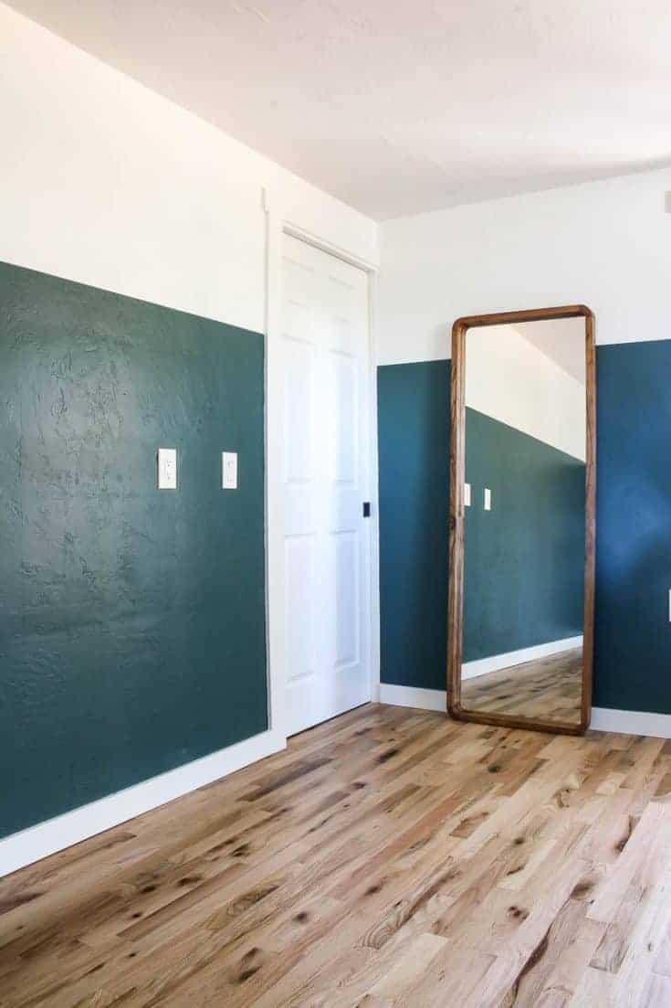 Two Tone Walls How To Paint Straight Lines Making Manzanita