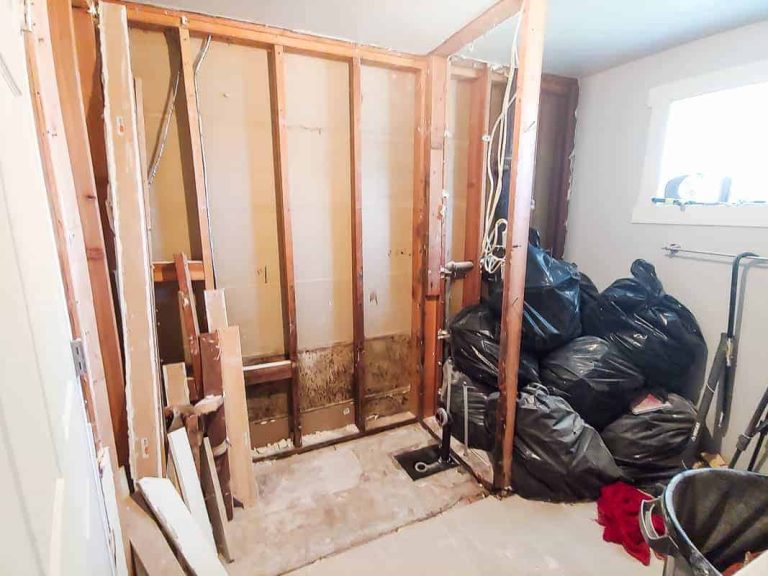 How To Demo A Bathroom (Removing Tile Floor Tips and Tricks)