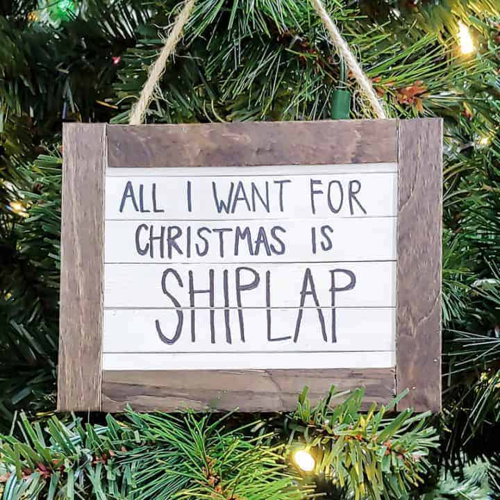 How To Make A Farmhouse Style Christmas Ornament