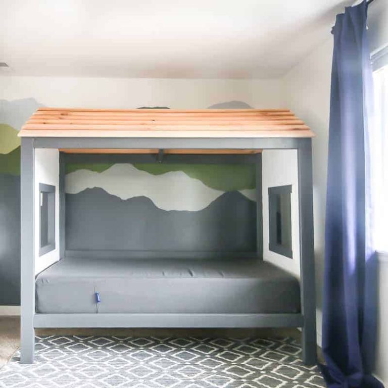 DIY Cabin Bed for Kid’s Bedroom