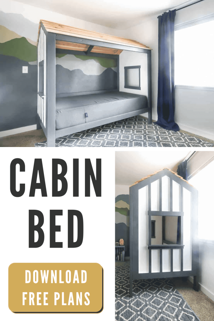 Download free plans for DIY Cabin Bed for kid's bedroom