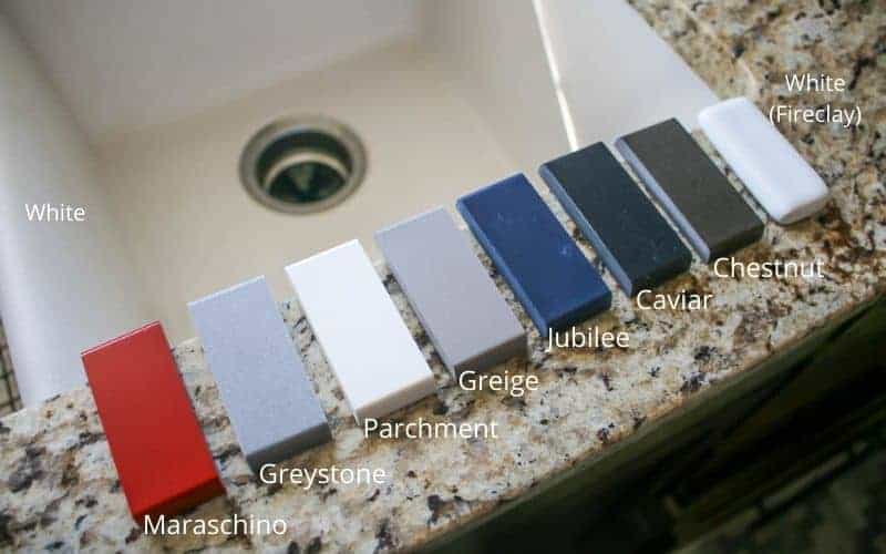 Quarts kitchen sinks are available in a wide variety of color options