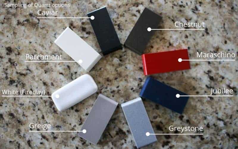 Elkay has many different color options available for quartz kitchen sinks