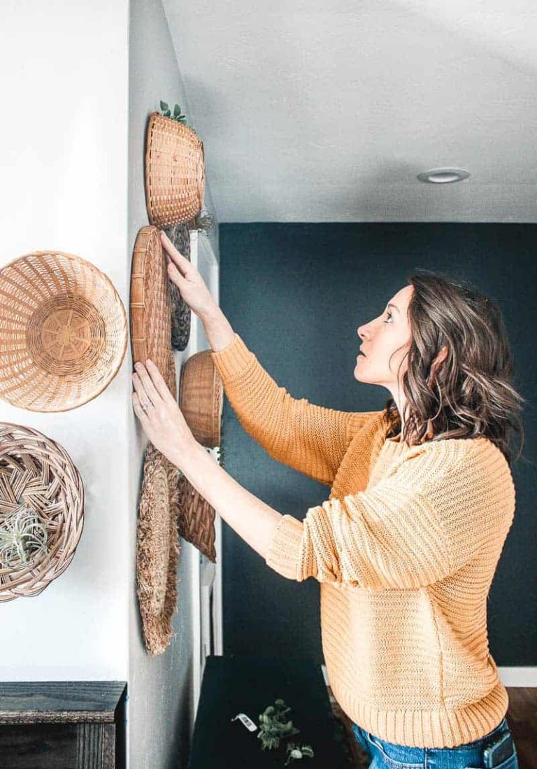 How To Hang Wicker Baskets On Walls