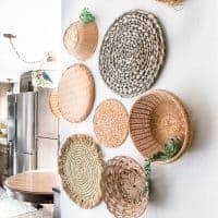 How To Hang Wicker Baskets On the Wall