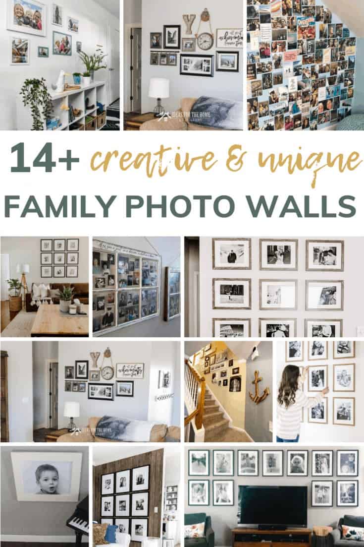 14 Creative Family Photo Wall Ideas - Making Manzanita