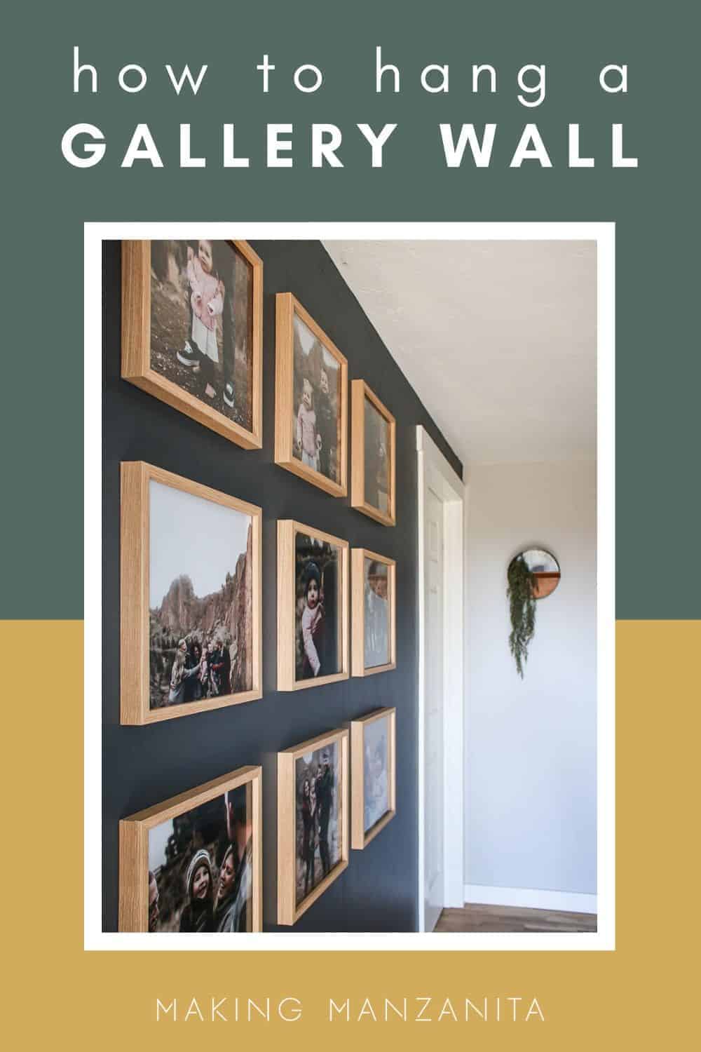 How To Hang A Grid Gallery Wall - Making Manzanita