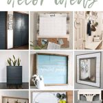 shows 9 different shiplap home decor ideas with overlay text that says 28 shiplap decor ideas