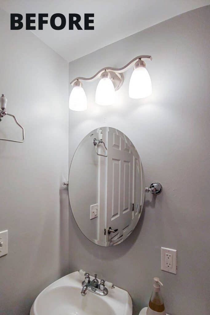 How To Install A Vanity Light Tutorial Making Manzanita - Cost To Replace Bathroom Vanity Light Fixture