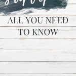 shows a horizontal white shiplap wall with overlay text that says shiplap, all you need to know