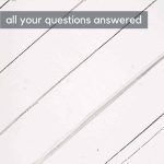 shows a white diagonal shiplap wall with overlay text that says shiplap, all your questions answered