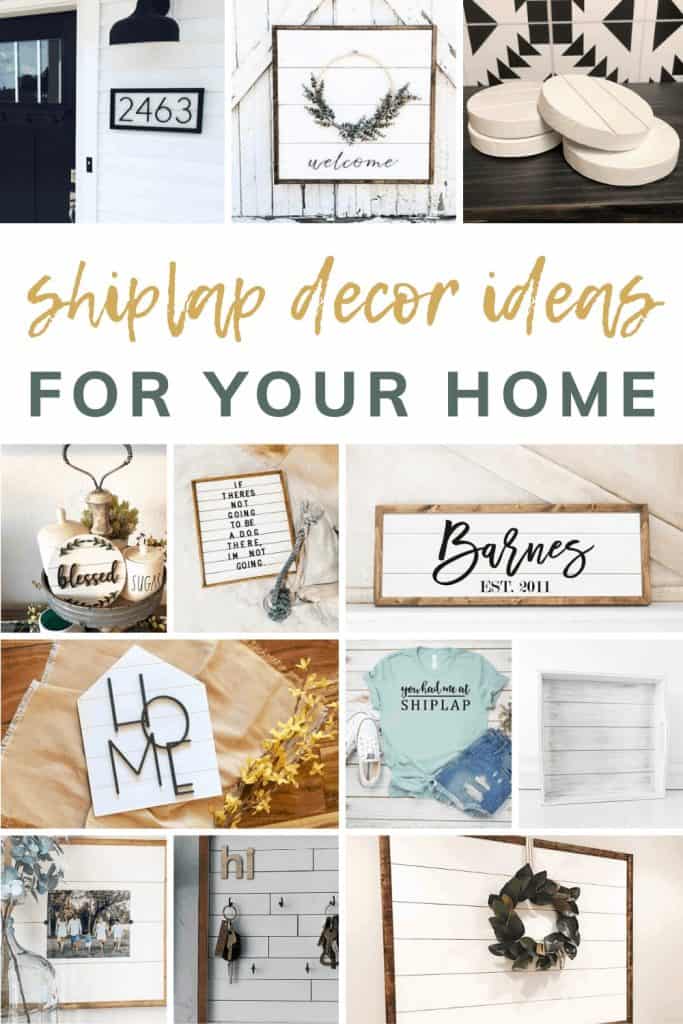 Here are some creative shiplap decor ideas you can incorporate into your home without committing to a bold shiplap wall.