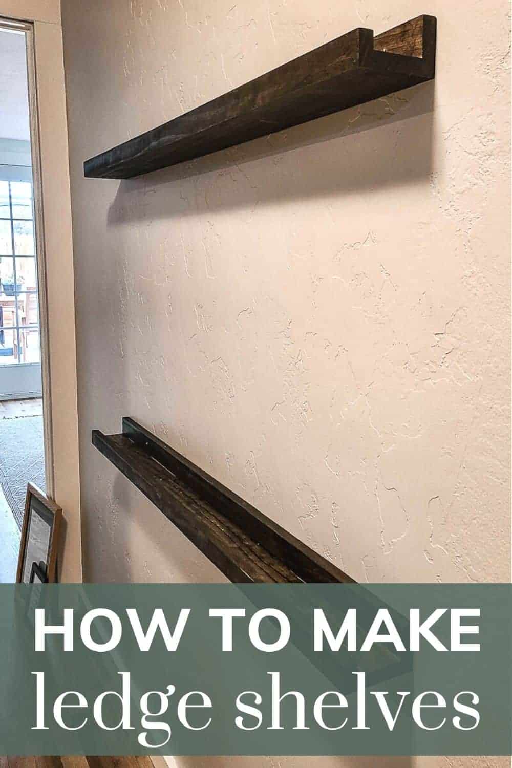 DIY Picture Ledge + Free Woodworking Plans - Making Manzanita
