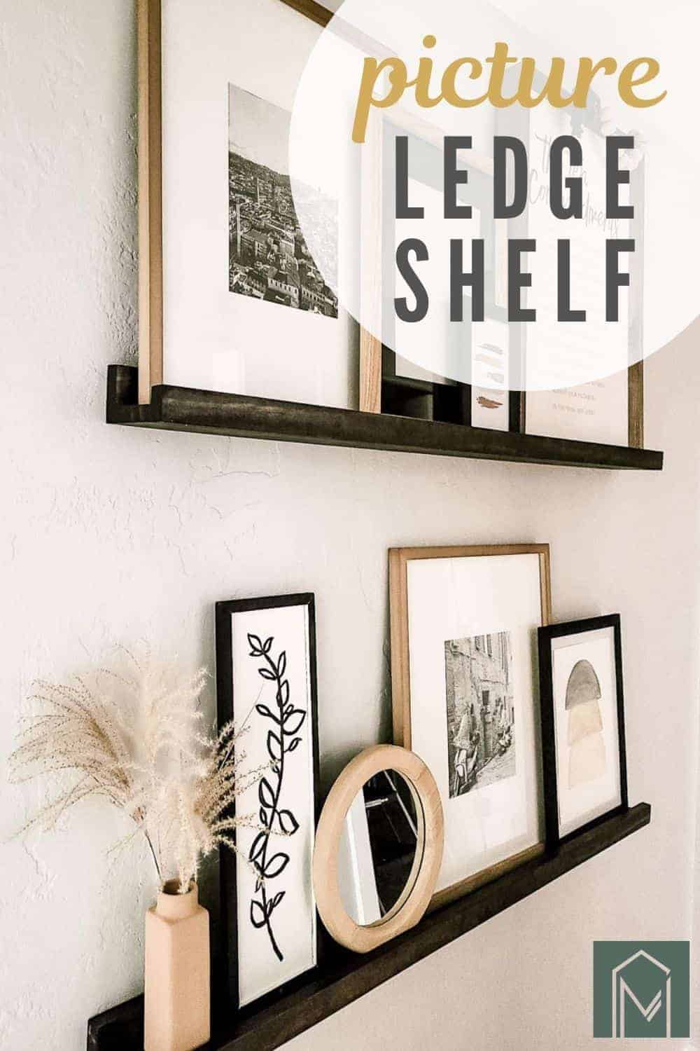DIY Picture Ledge + Free Woodworking Plans - Making Manzanita