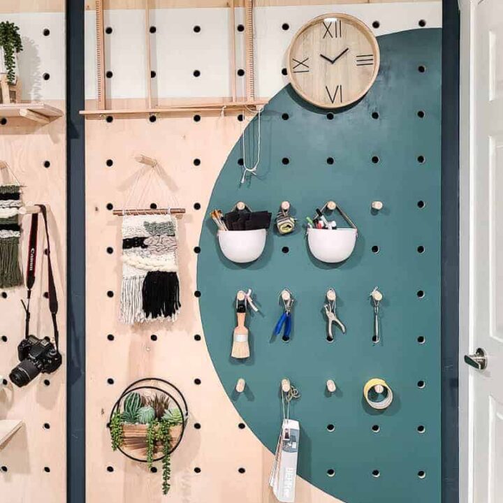 How To Build A DIY Giant Pegboard Wall