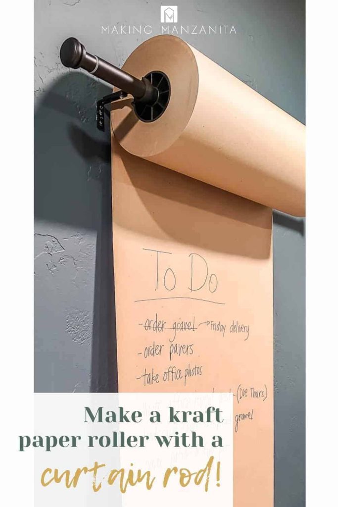 Wall Mounted Kraft Paper Dispenser&Cutter Wall Hanging Butcher Paper Roll  Holder 