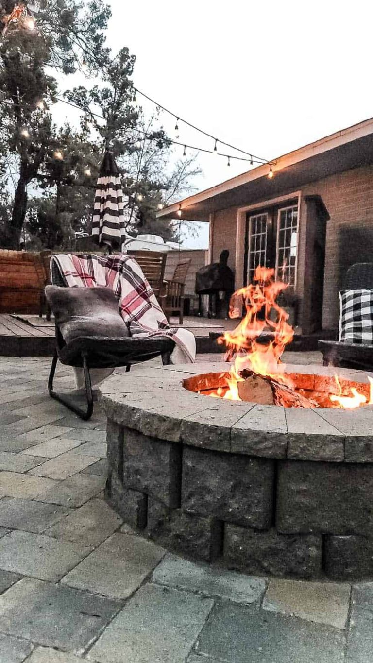 How To Build A Fire Pit With Pavers