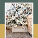 shows the Christmas tree and the wooden box