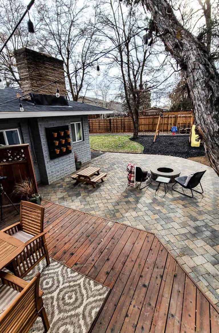 How To Build A Paver Patio with Fire Pit