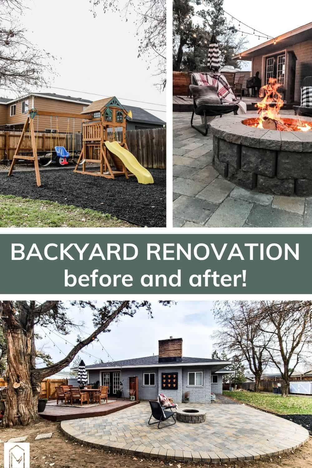 Our Backyard Makeover Before and After Pictures - Making Manzanita