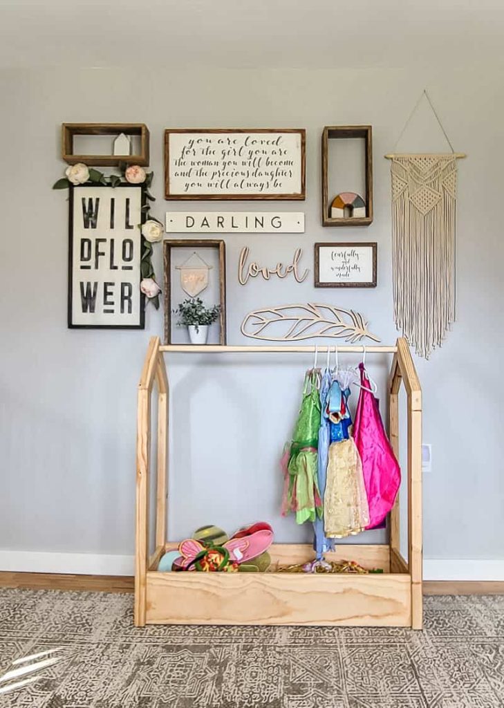 Diy Dress Up Storage Rack For Kids - Making Manzanita