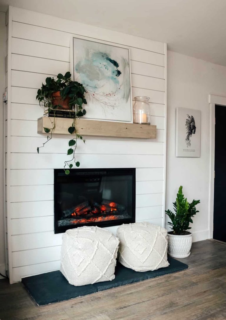 10+ Gorgeous Shiplap Fireplace Ideas