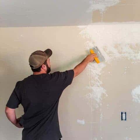 How to use a sponge to match knockdown texture on a ceiling repair