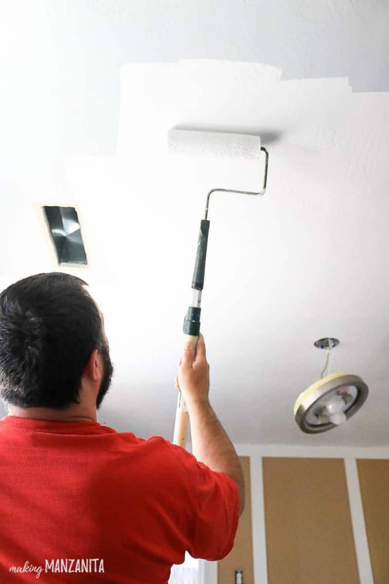How To Paint A Ceiling With A Roller