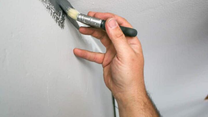 Cutting in shop paint without tape