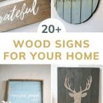 Wooden signs have been a decorating trend for years, especially if you’re looking for nice farmhouse decor for your home. Wooden signs are so versatile and they are the perfect work of art that doesn’t look out of place anywhere in your home!