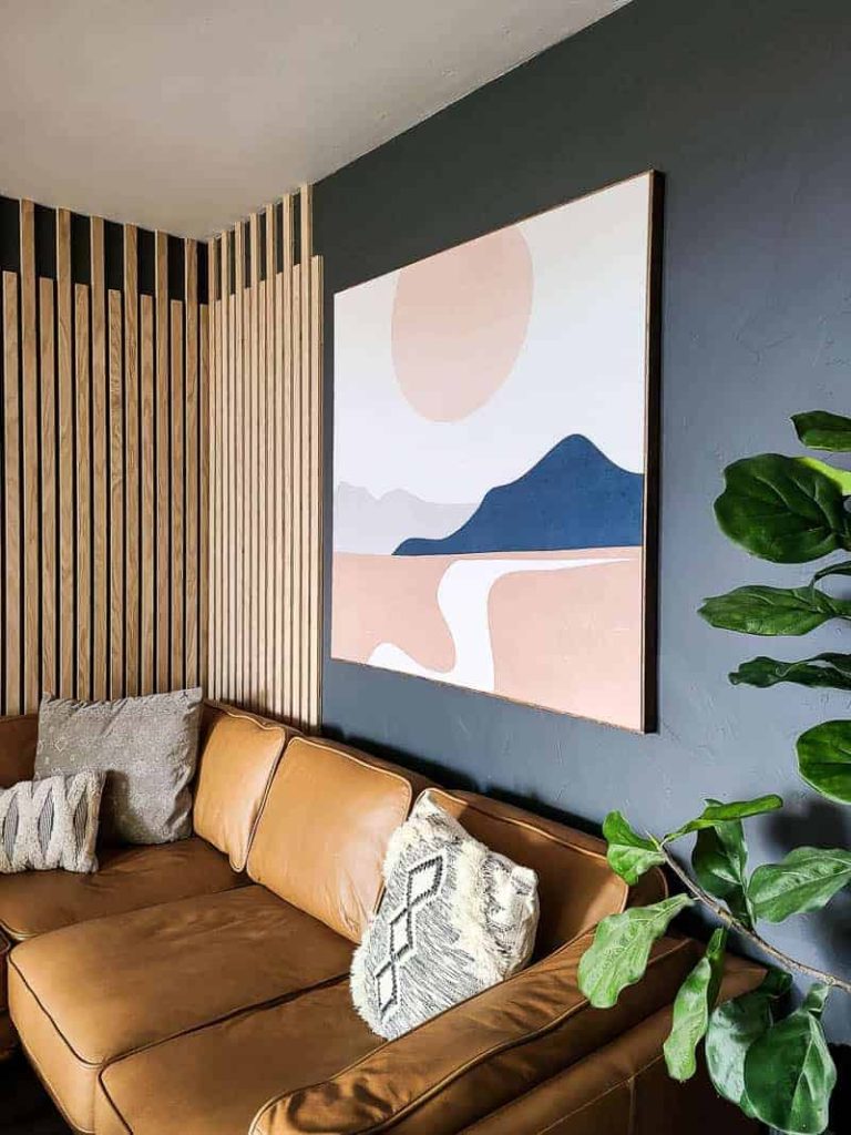 Easy DIY Tapestry Frame | 6 Simple Steps To Create Fabric Wall Art!