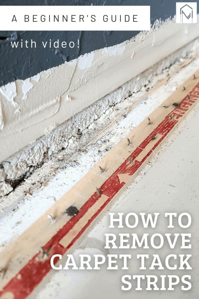 After you remove carpet, you'll find carpet tack strips around the edge of the room. This article walks you through the step by step process of removing carpet tack strips and includes a video! 