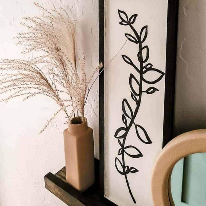 How To Make Boho Floral Line Art