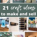 These craft ideas are perfect to bring in some extra money by selling online, like an Etsy shop, or in-person at stores and craft shows