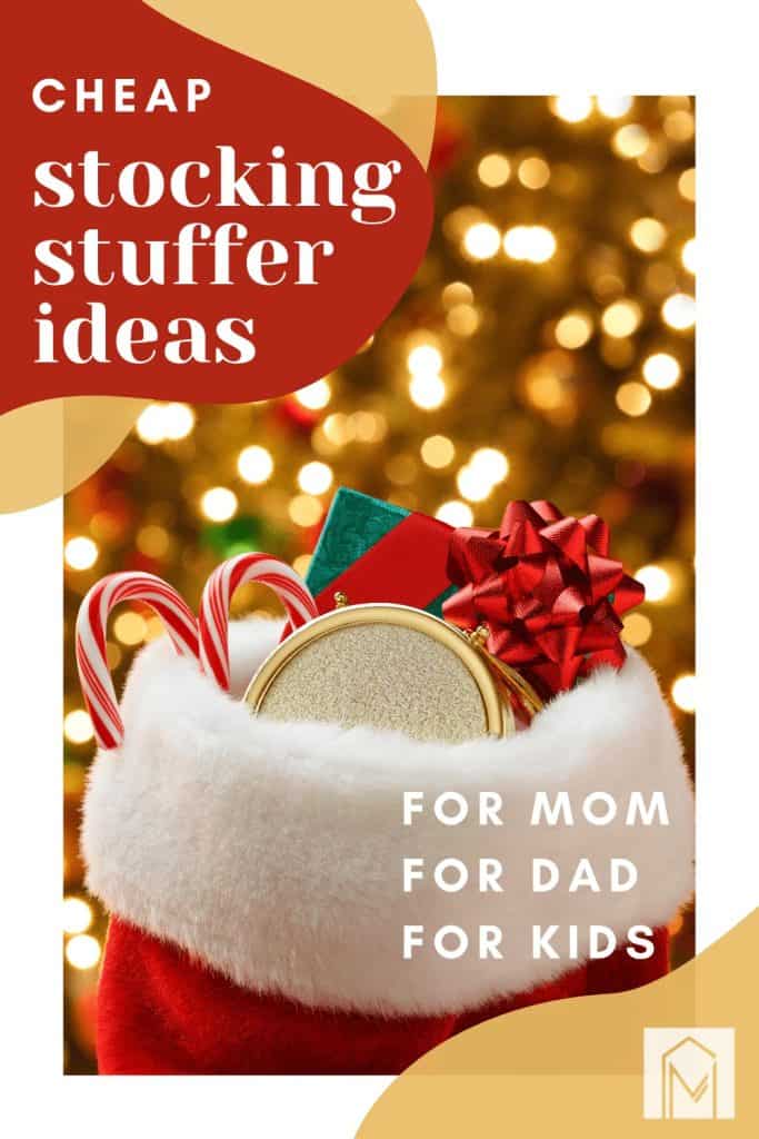 Check out these favorite budget-friendly stocking stuffers under  dollars for you. They are separated them out by cheap stocking stuffer ideas for mom, dad, and for the kids.