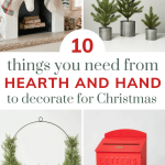 You'll love these Hearth and Hand Christmas decor finds that they just released! Updated for 2022!