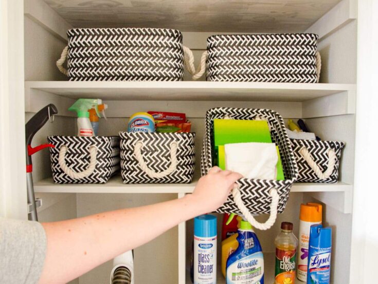 12 Genius Storage Tips for an Organized Cleaning Closet