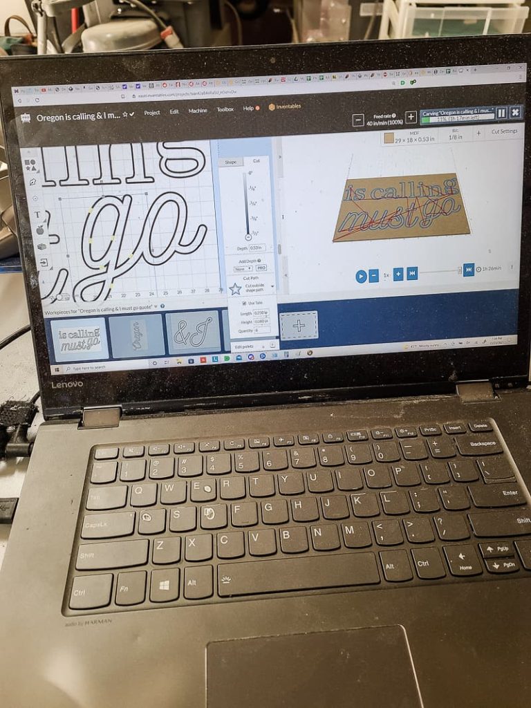 Making wooden letters with the X-Carve CNC machine is easy! 