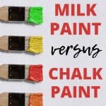 When it comes to comparing chalk paint and milk paint, you need to first determine which is best for your project depends on the desired effect.