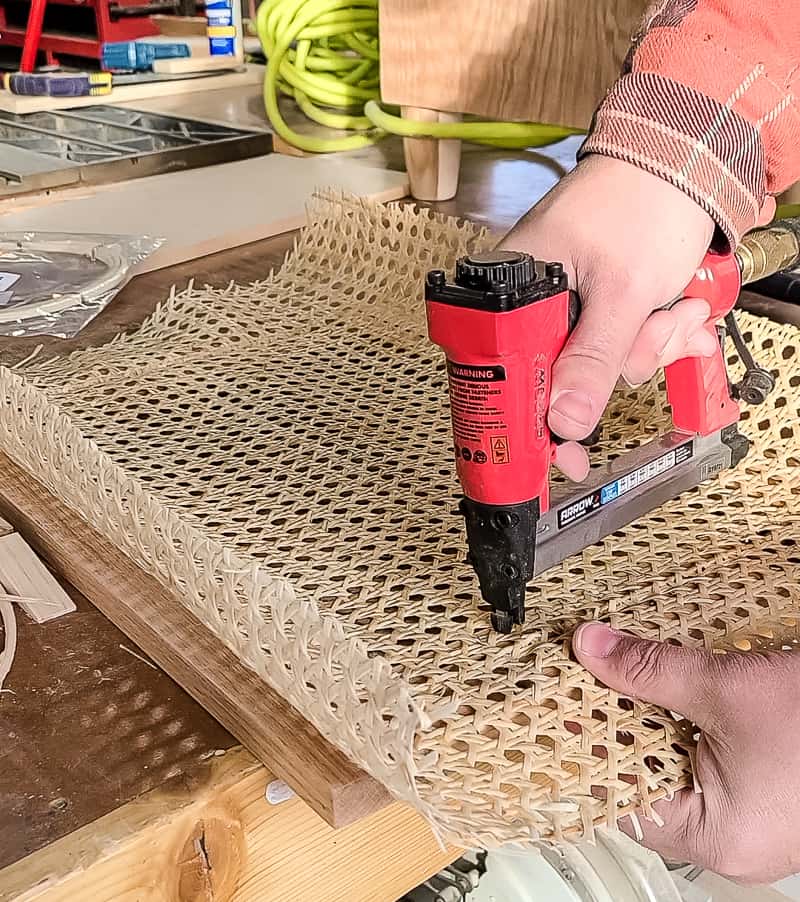 Then the person is adding the cane for bedside table